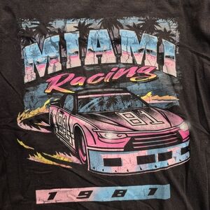 Miami Racing Graphic Tee - Black